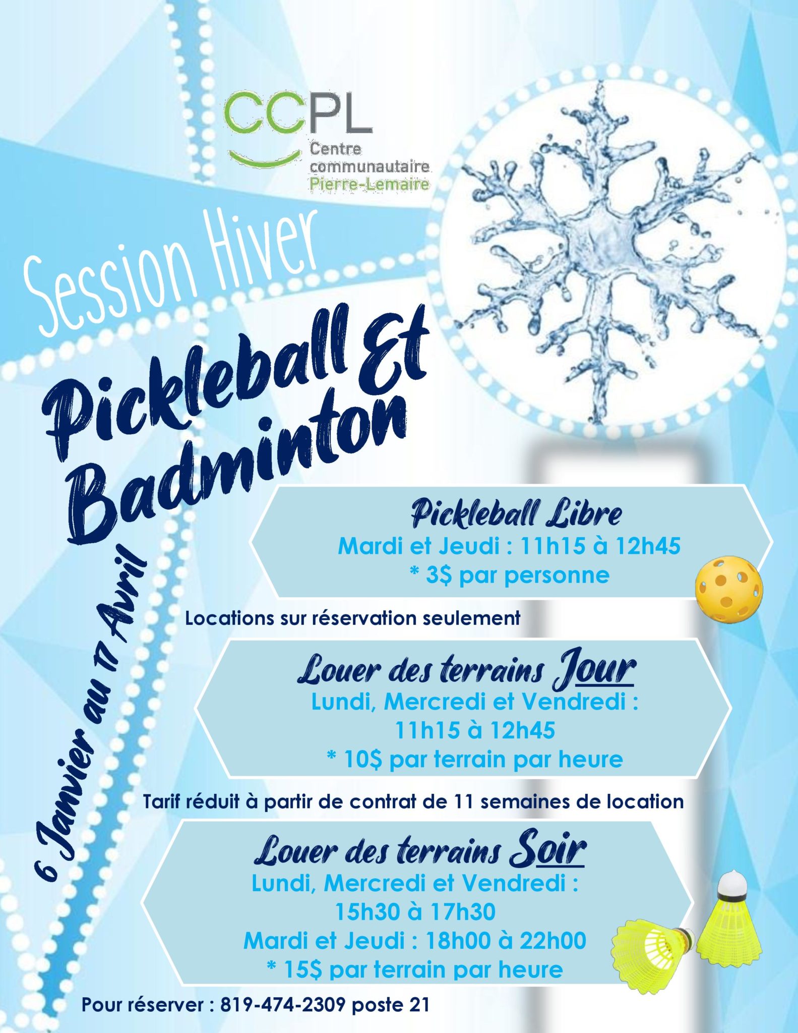 Pickleball / Badminton Pickleball / Badminton