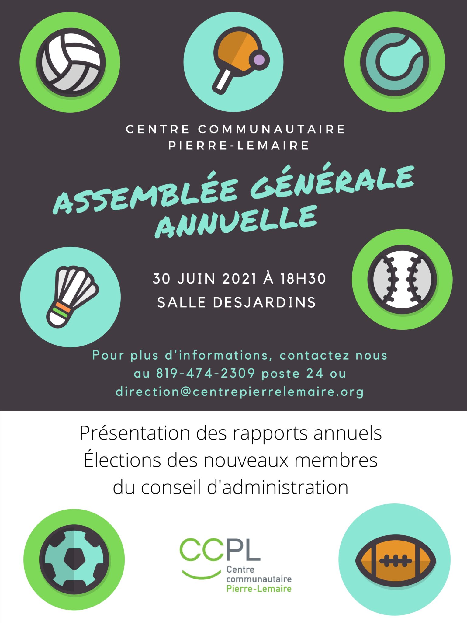 Assemblée Générale Annuelle Assemblée Générale Annuelle