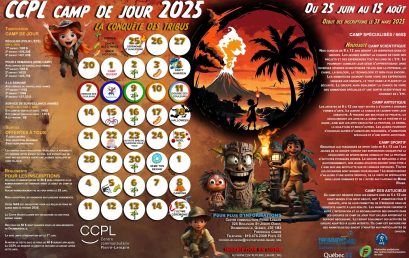 Camp de Jour 2025! *INSCRIPTION 31 mars*