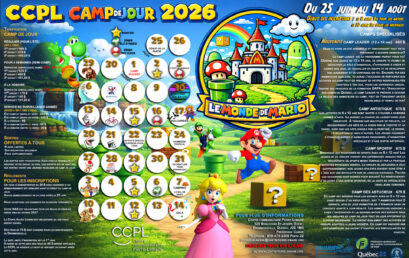 CCPL CAMP DE JOUR 2026