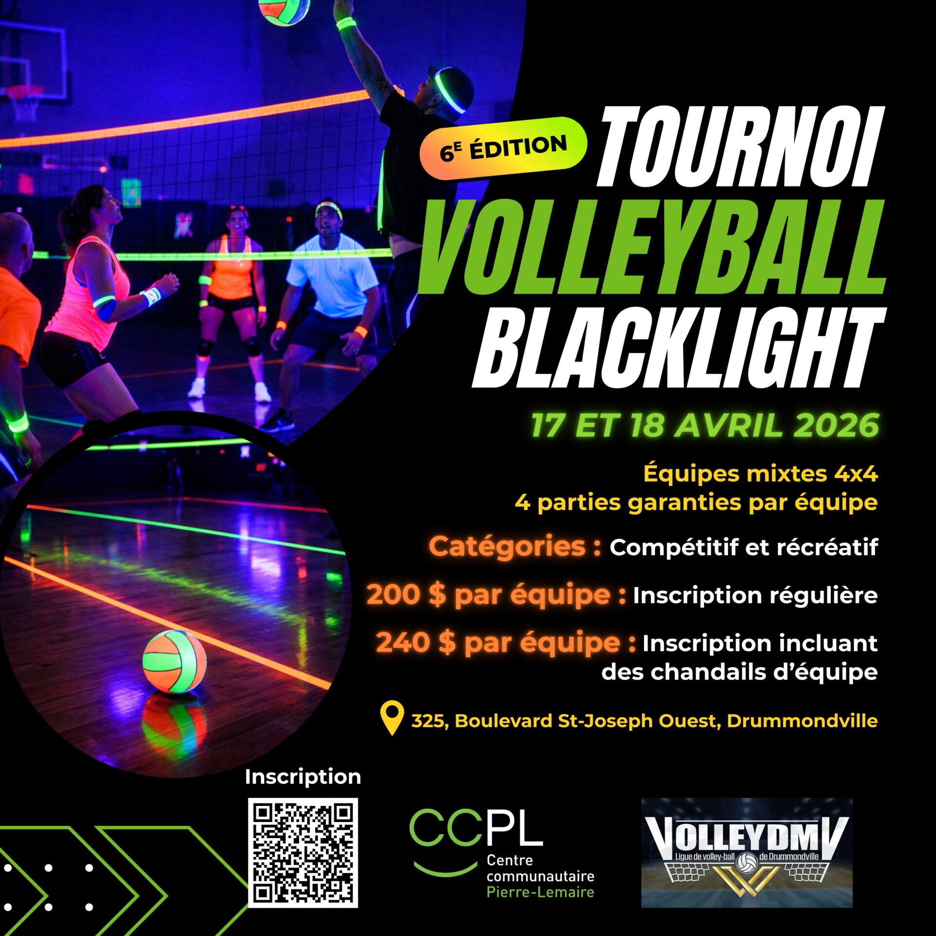 Tournoi Volleyball Blacklight 2026