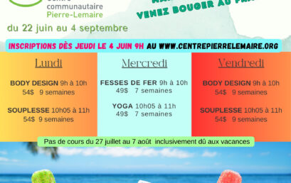 Programmation été 2026