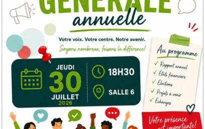 Invitation assemblée générale annuelle