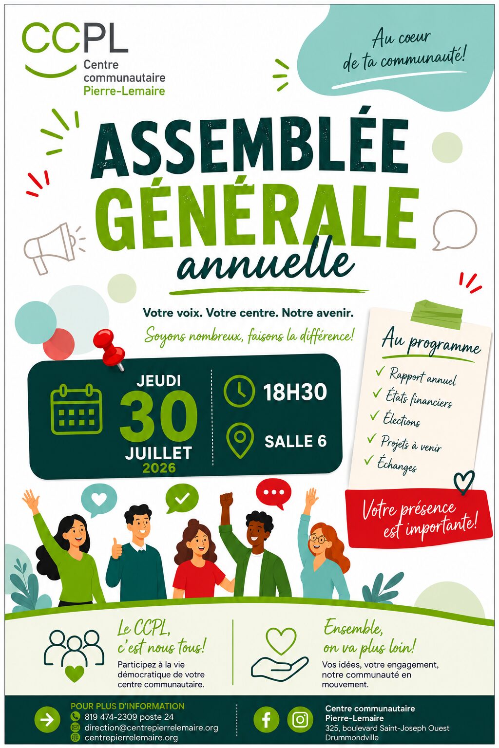 Invitation assemblée générale annuelle